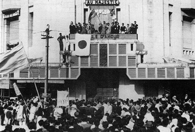 The Vietnamese mass celebrated the transfer of power between the French and Japanese